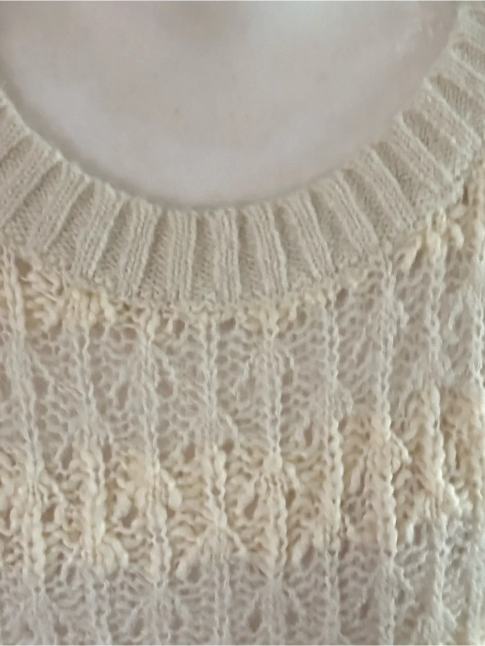 5/$30 Universal Thread Cream Textured Crewneck Sweater NWT L